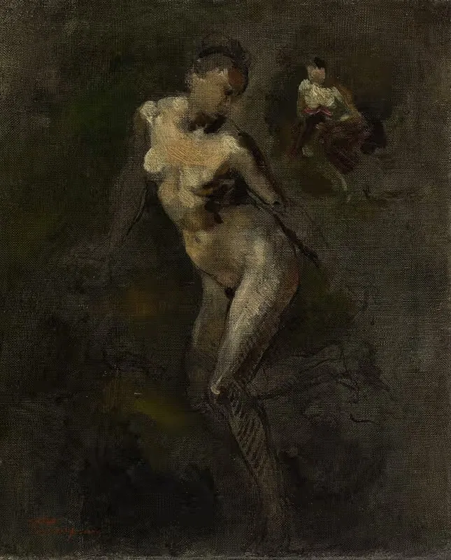 Femme nue (étude) — Jean-Baptiste Carpeaux