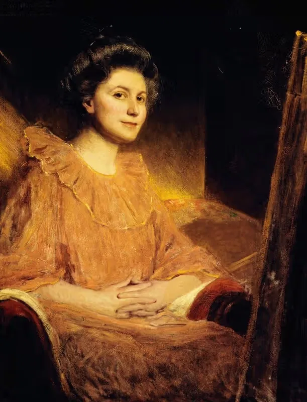 Portrait d'Angèle Delasalle — Jean-Joseph-Benjamin Constant