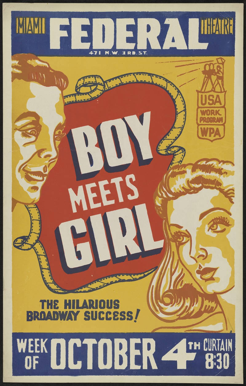 Boy Meets Girl by Аноним, 1934-1943 — digital art print download