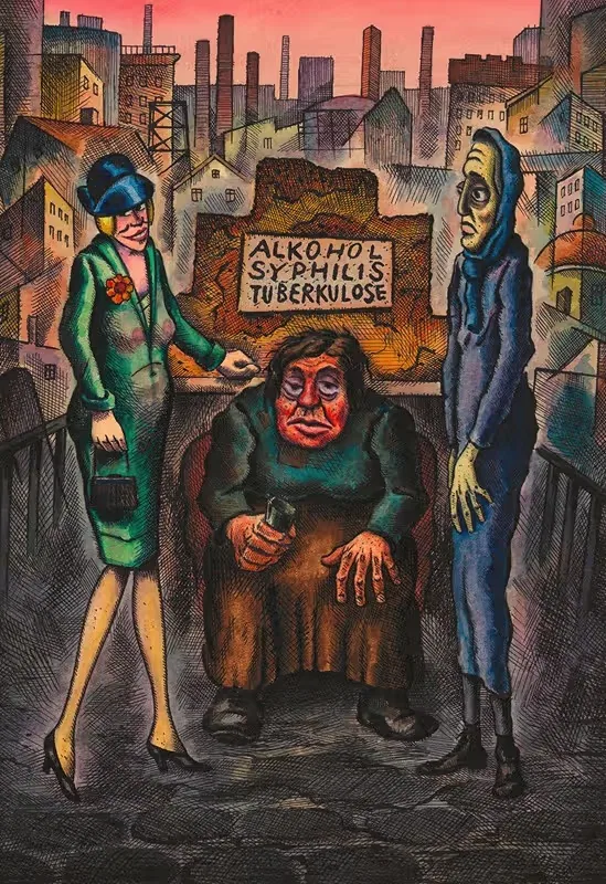 Три народные эпидемии by Карл Винер — digital art print download