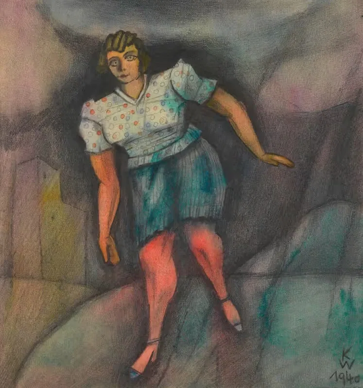 Гроза; из; '150 листов' by Карл Винер, 1940 — digital art print download