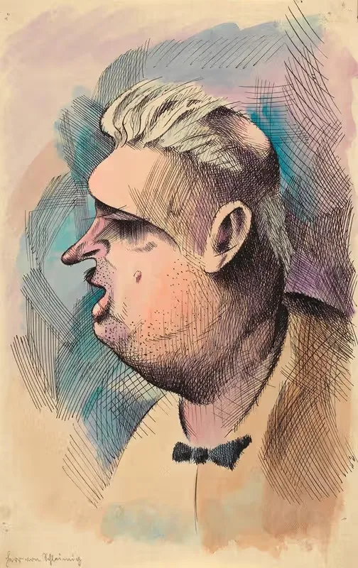 Herr von Schleimig by Karl Wiener, 1926 — digital art print download