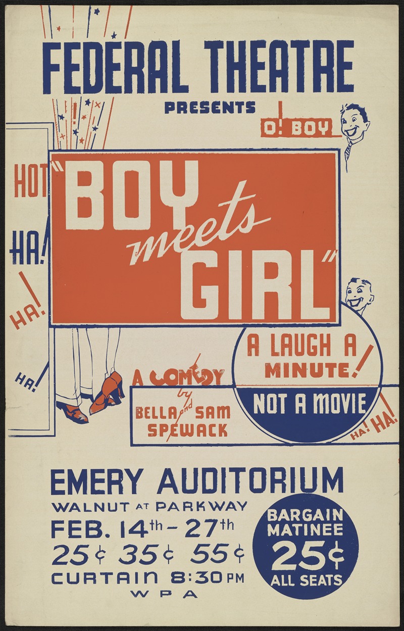 Boy Meets Girl by Аноним, 1934-1943 — digital art print download