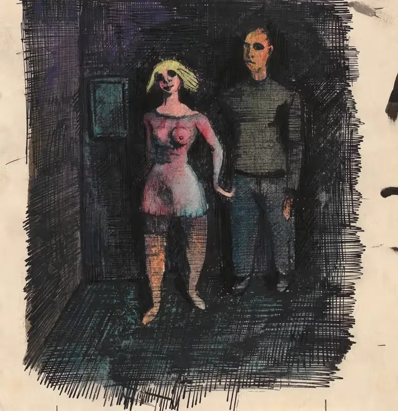 Ohne Titel (Frau und Mann) — Karl Wiener