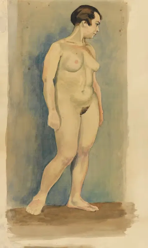 Женский акт V by Карл Винер — digital art print download