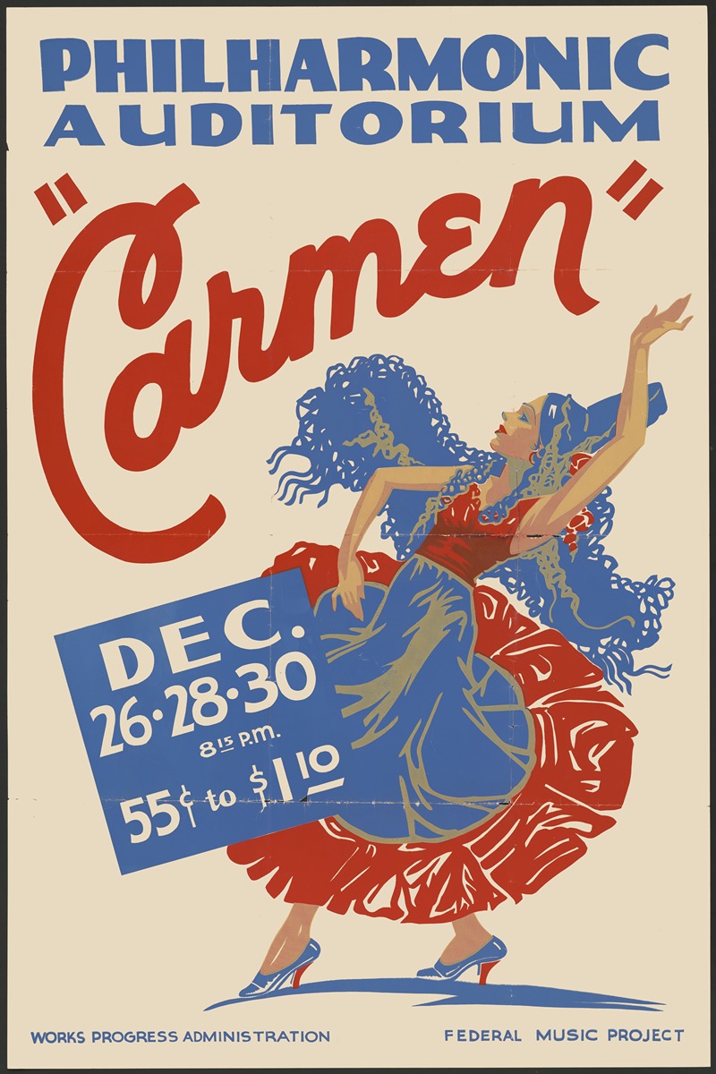 Carmen by Аноним, 1934-1943 — digital art print download