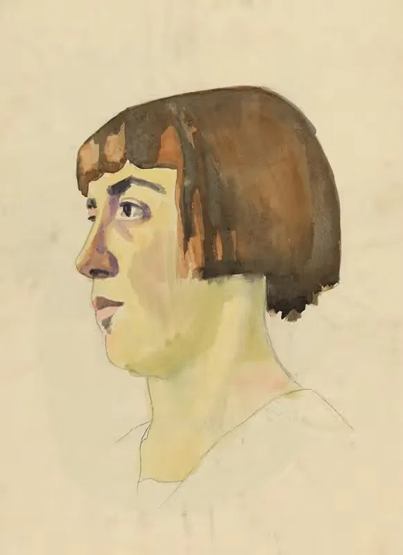Женский портрет by Карл Винер, 1928 — digital art print download