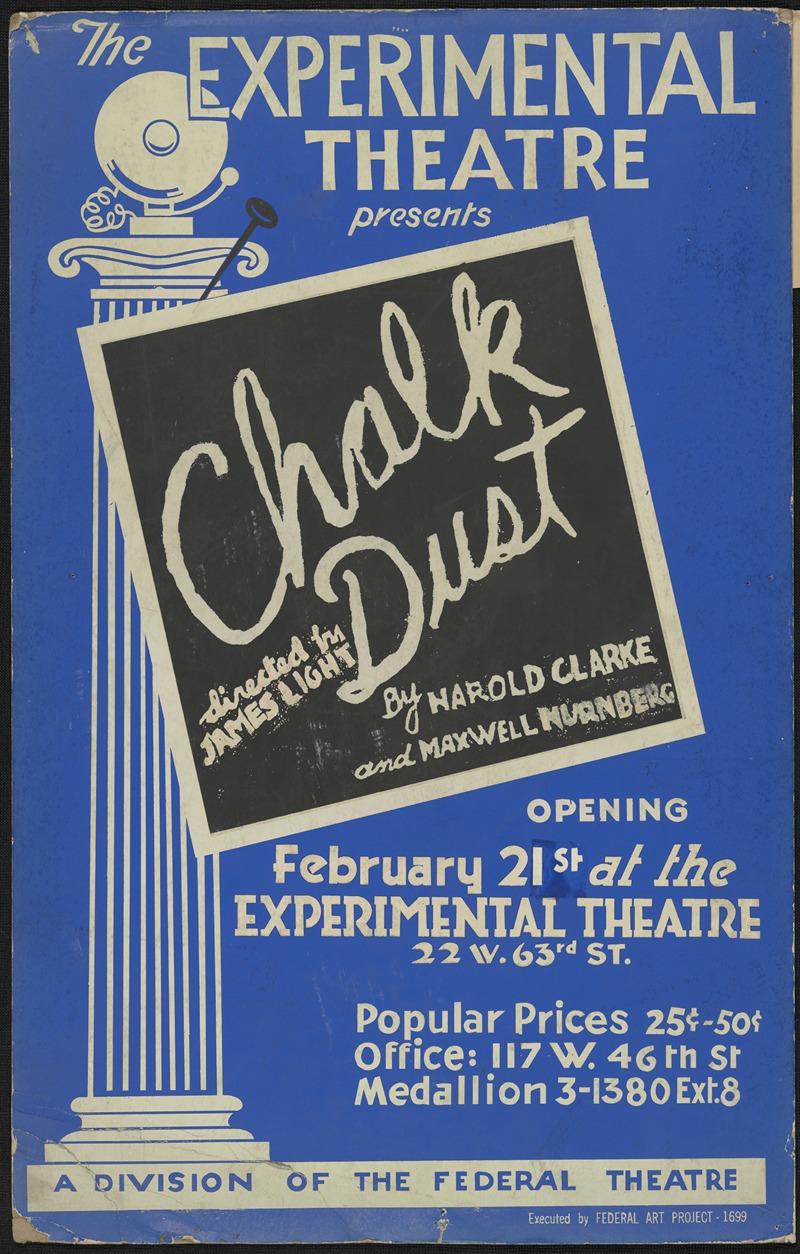 Chalk Dust by Аноним, 1934-1943 — digital art print download