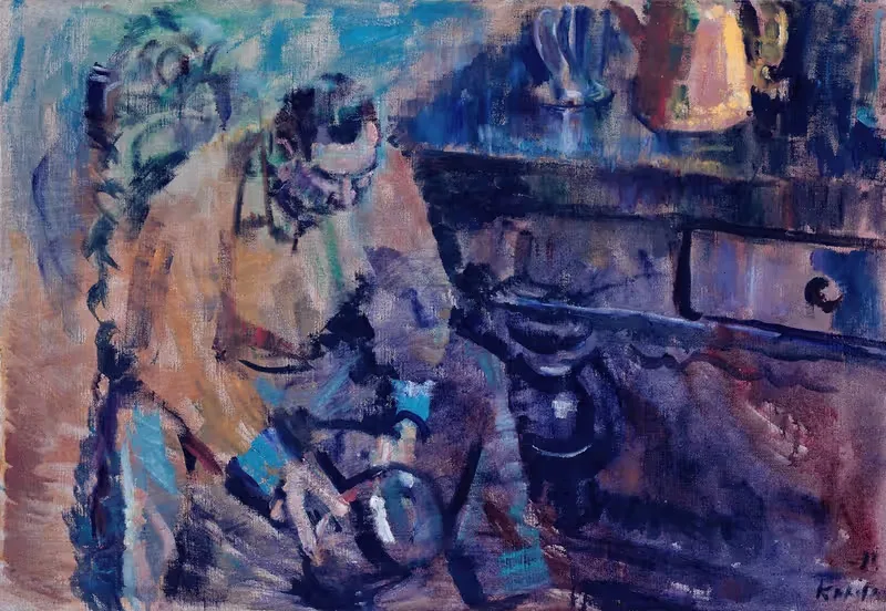 Человек с серебряным кубком by Людвиг Карстен, 1923 — digital art print download
