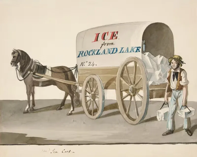 The Ice Cart by Nicolino Calyo — digital art print download