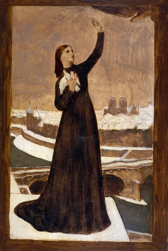 Почтовый голубь by Пьер Пюви де Шаванн, 1870-1871 — digital art print download