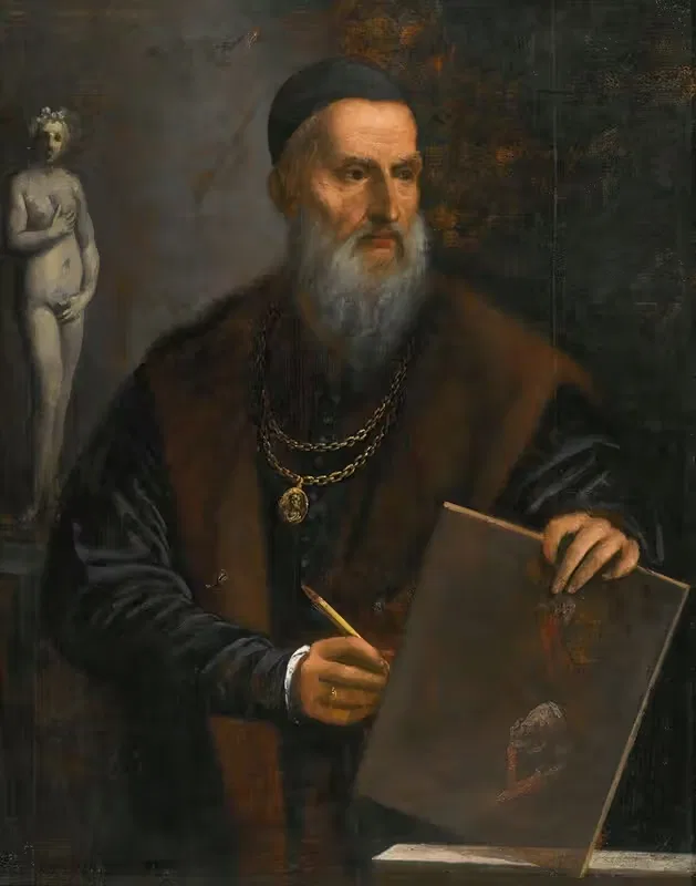 Portrait of Titian — Pietro della Vecchia