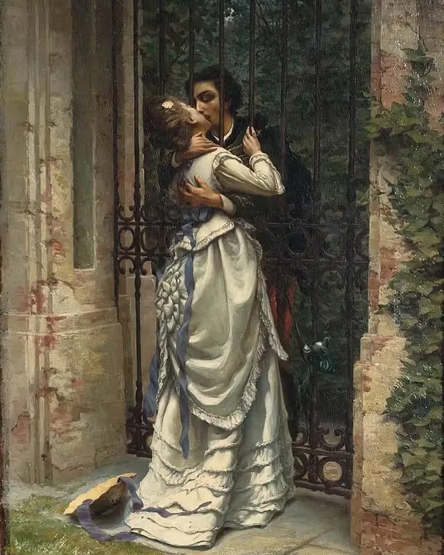 Поцелуй by Сильвио Алласон, 1910 — digital art print download