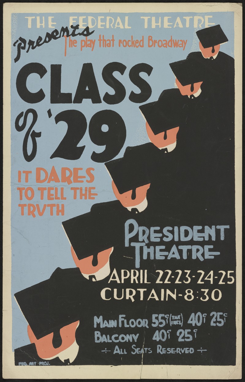 Class of '29 by Аноним, 1934-1943 — digital art print download