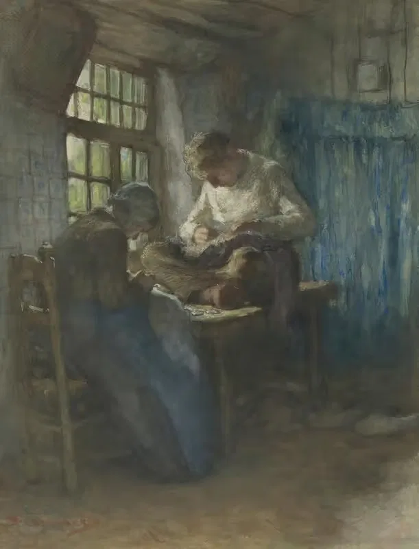 The town tailors by Bernardus Johannes Blommers — digital art print download