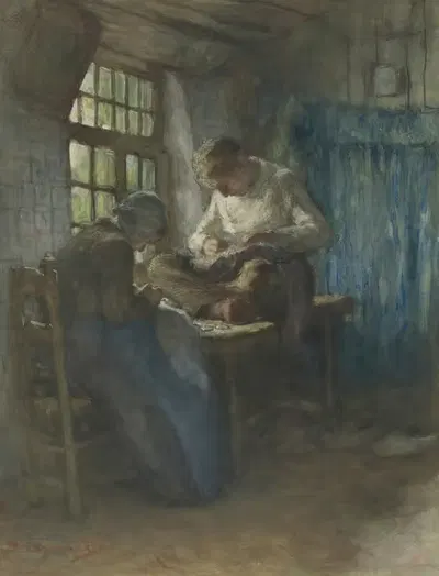 The town tailors by Bernardus Johannes Blommers — digital art print download