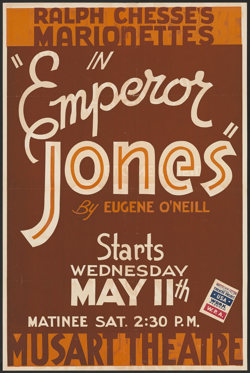 Emperor Jones by Аноним, 1934-1943 — digital art print download