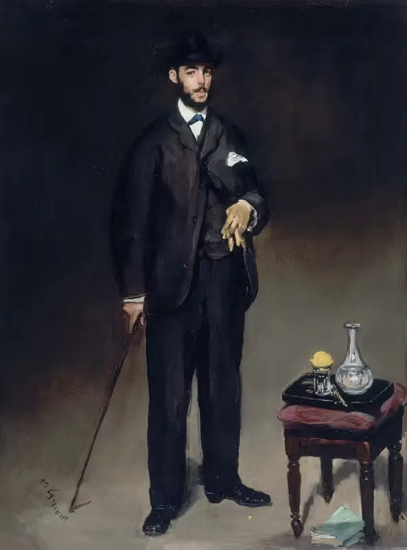 Portrait de Théodore Duret by Édouard Manet, 1868 — digital art print download