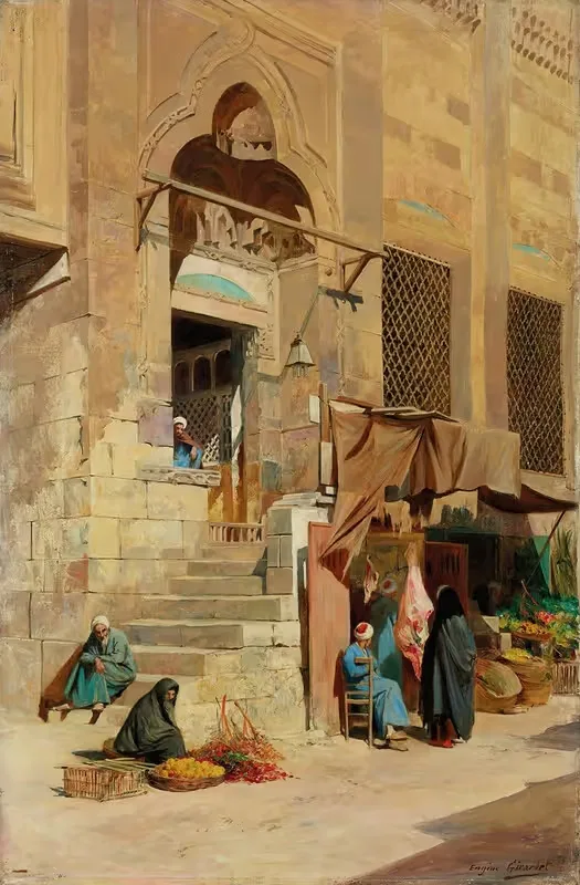 La Mosquée d’El Azar au Caire — Eugène Girardet