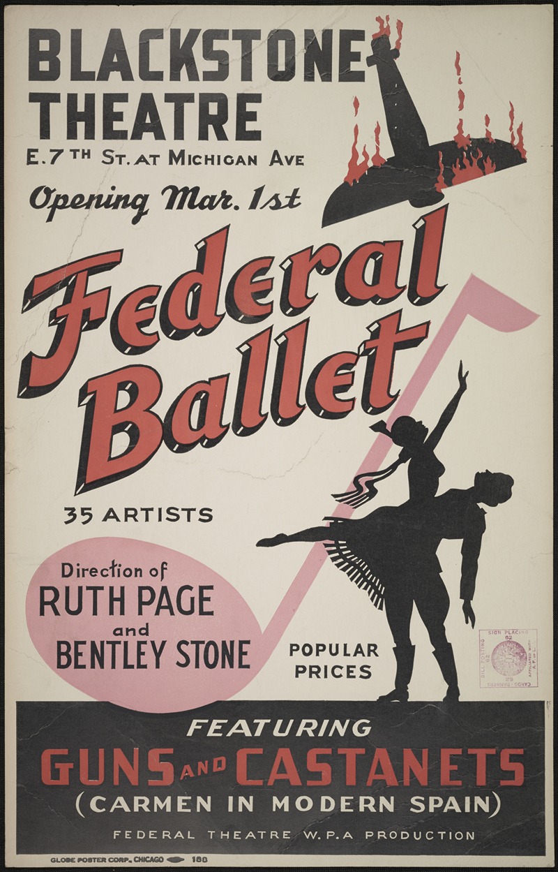 Federal Ballet by Anonymous, 1934-1943 — digital art print download
