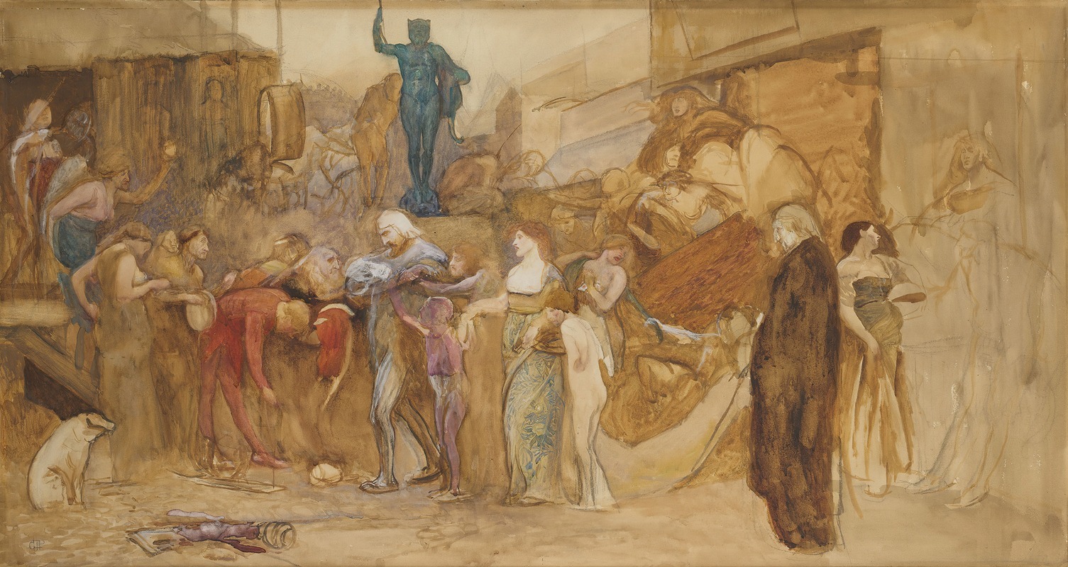 Vanity Fair by George John Pinwell — digital art print download