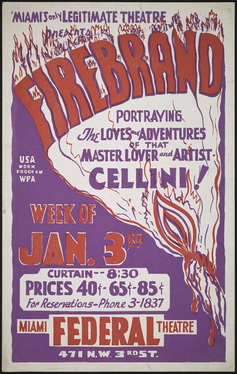 Firebrand by Аноним, 1934-1943 — digital art print download