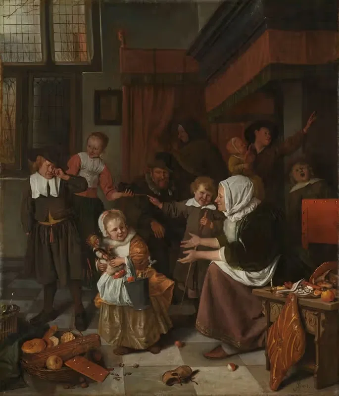The Feast of St Nicholas — Jan Steen