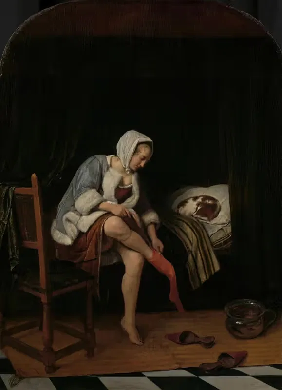 Woman at her Toilet — Jan Steen