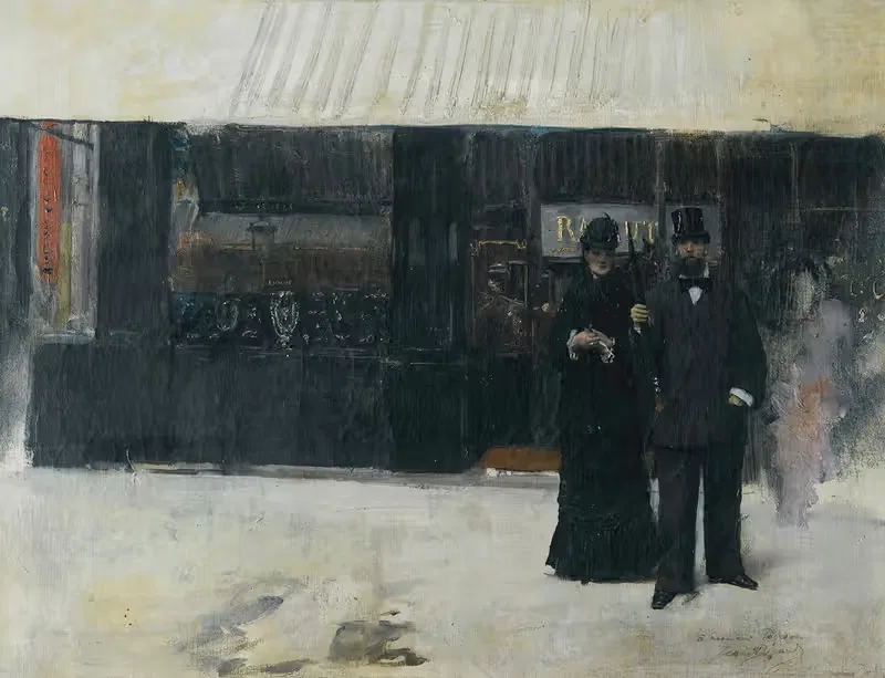 Couple devant une bijouterie by Jean Béraud — digital art print download