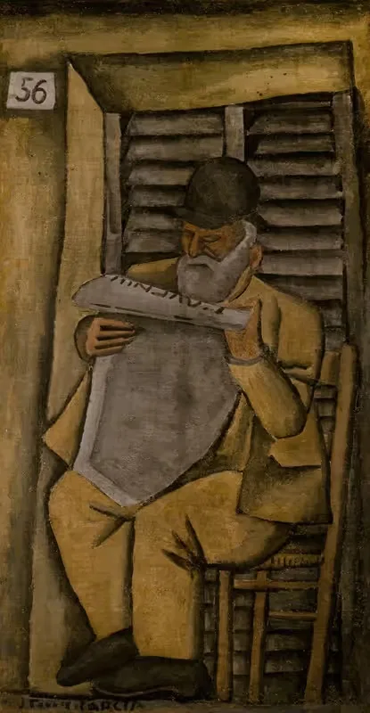 Фигура мужчины by Хоакин Торрес-Гарсия, 1926-1928 — digital art print download