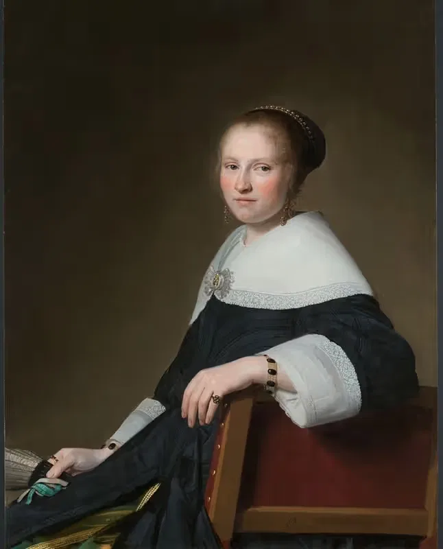 Portrait of Maria van Strijp — Johannes Cornelisz Verspronck