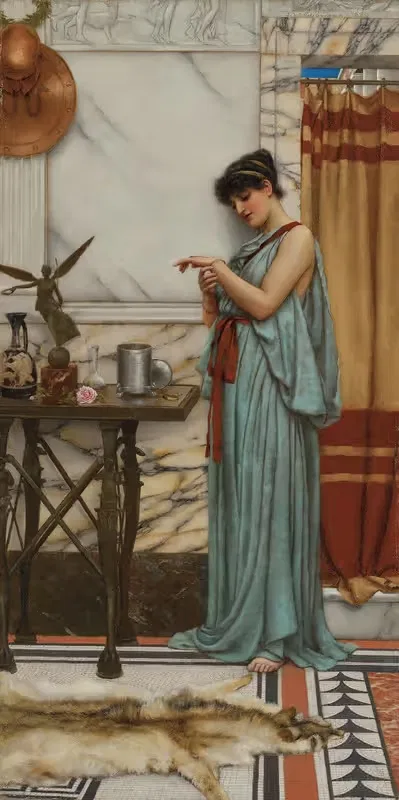 Его подарок на день рождения by Джон Уильям Годвард, 1889 — digital art print download