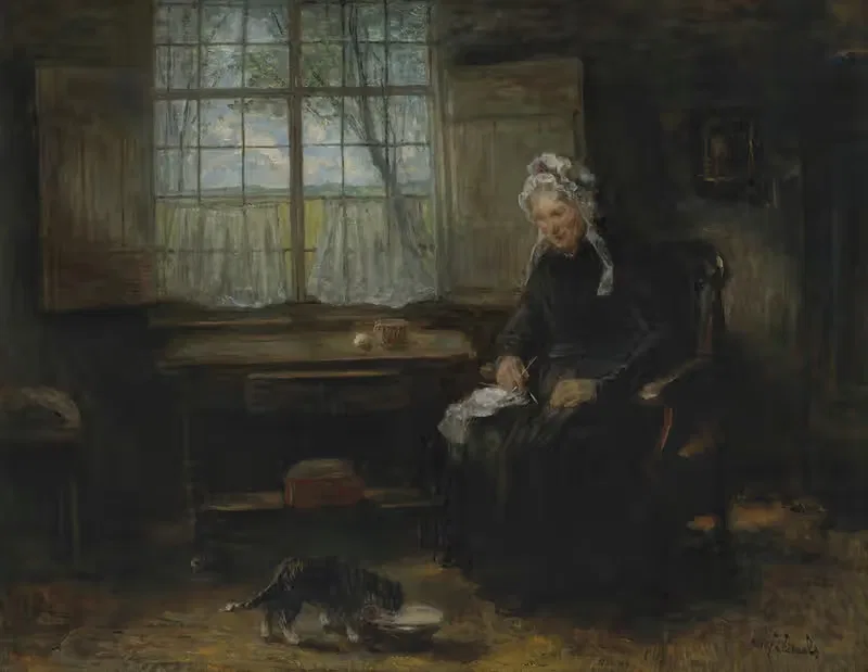Une vieille demoiselle — Jozef Israëls