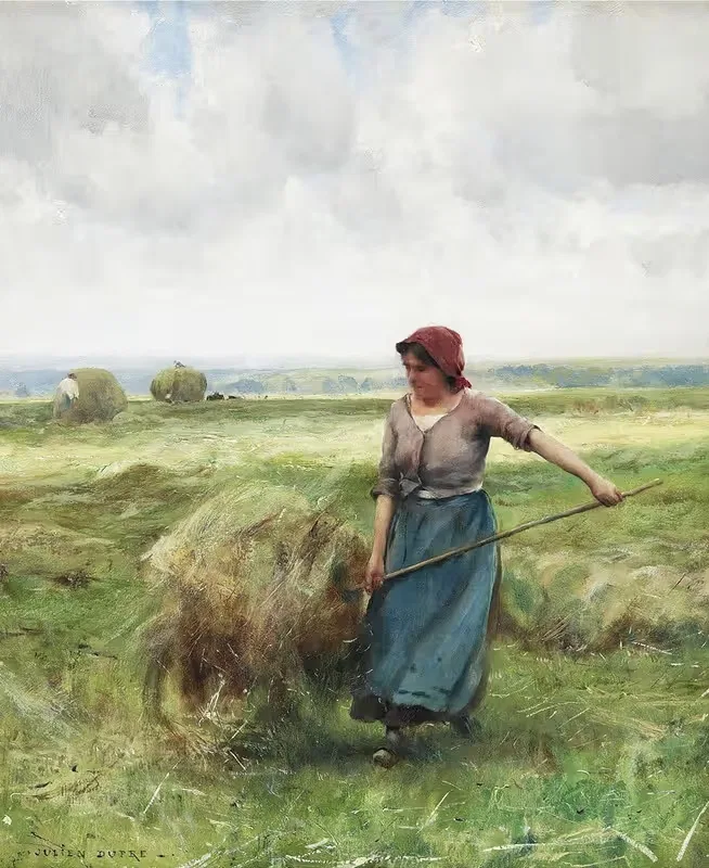 The haymaker by Julien Dupré — digital art print download