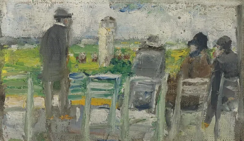 At the races by Lesser Ury — digital art print download