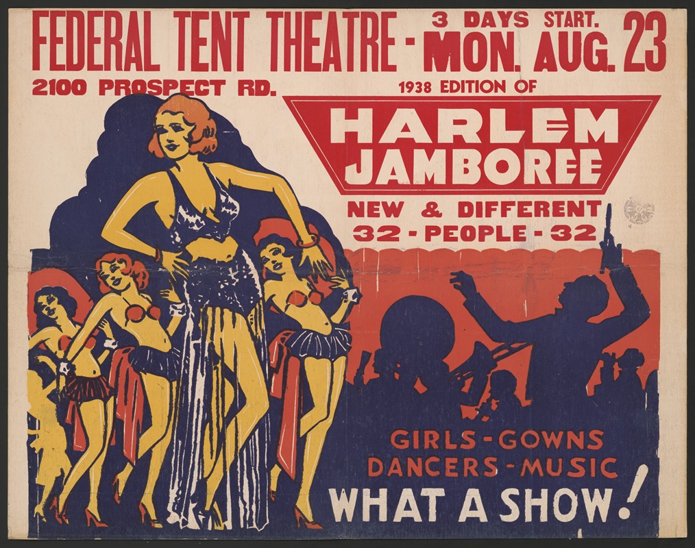 Harlem Jamboree by Аноним, 1934-1943 — digital art print download