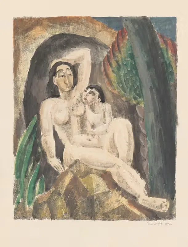 Мать и ребенок by Макс Вебер, 1920 — digital art print download