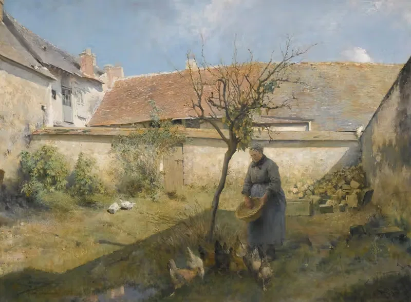 A la campagne by Carl Larsson, 1883 — digital art print download