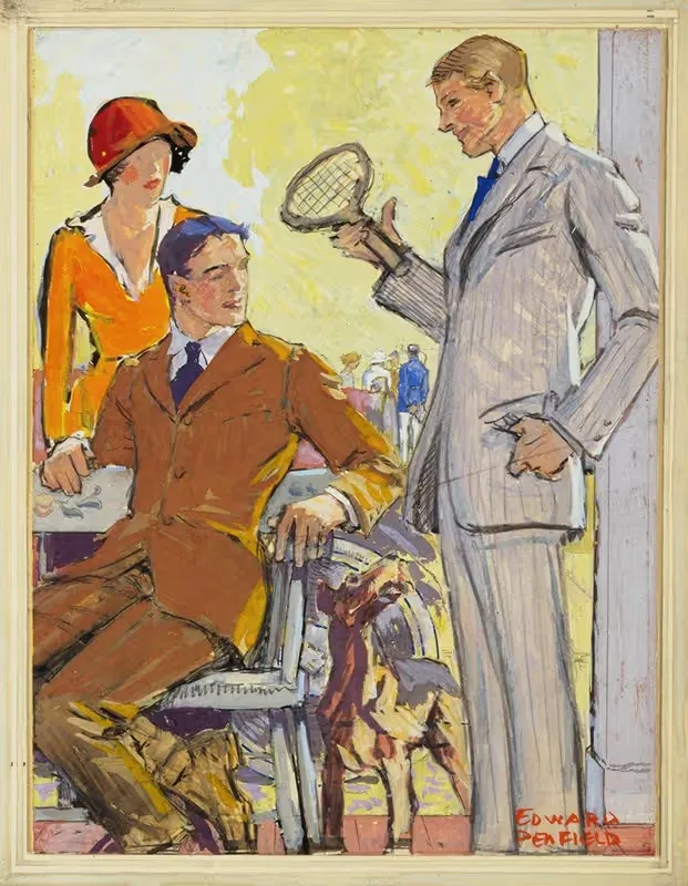 Реклама одежды Hart, Schaffner & Marx by Эдвард Пэнфилд, 1900 — digital art print download