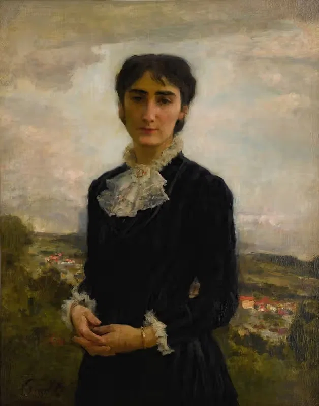 Portrait de jeune fille — Émile Friant