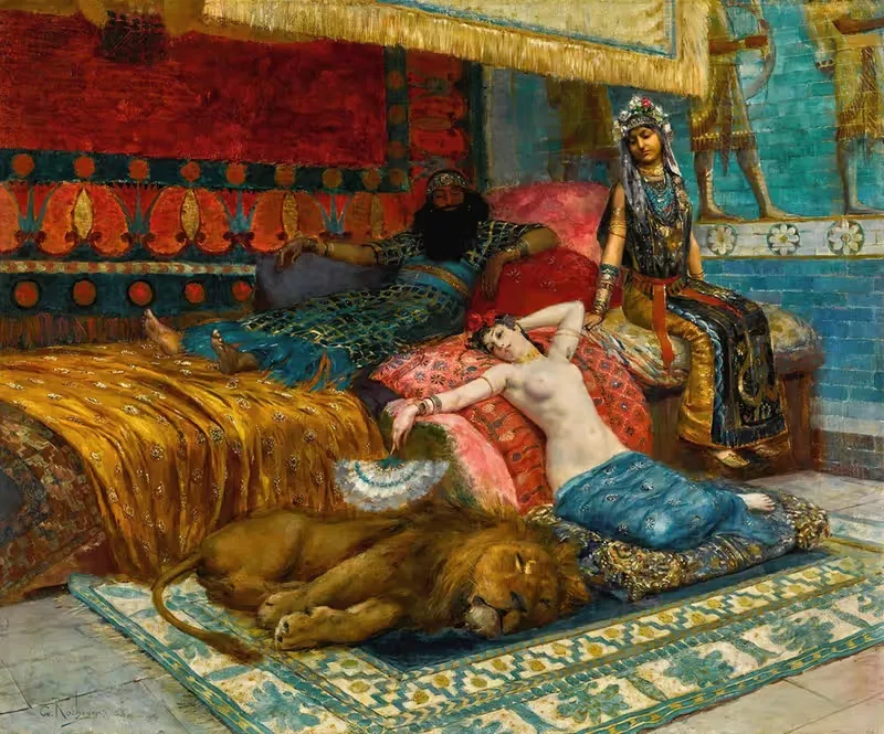 Бездельные моменты by Жорж Антуан Рошегросс, 1888 — digital art print download