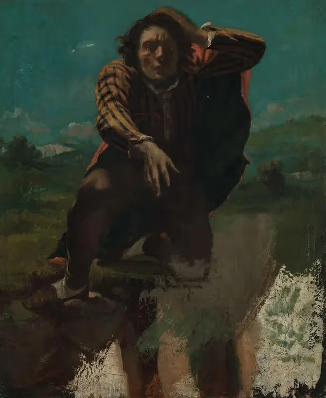 Автопортрет by Гюстав Курбе, 1844 — digital art print download