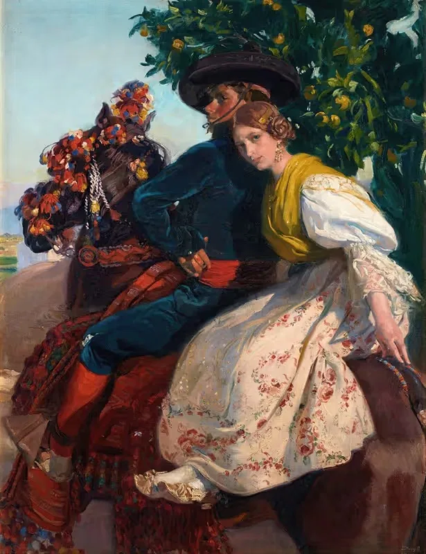 Валенсийская группа by Хосе Монгрей — digital art print download