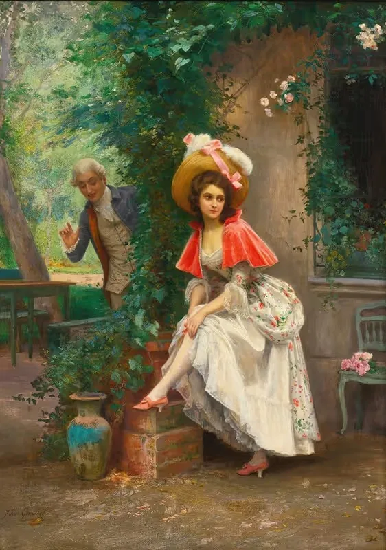 Изящная лодыжка by Жюль Жирарде — digital art print download