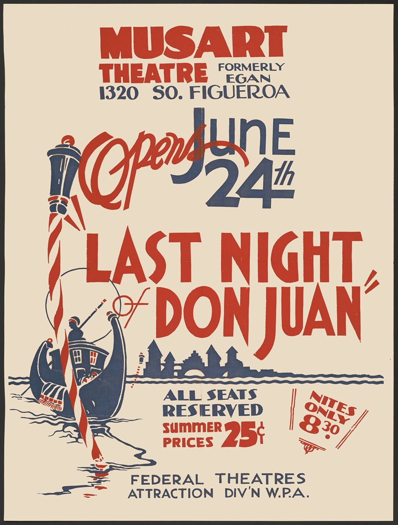 Last Night of Don Juan — Anonymous