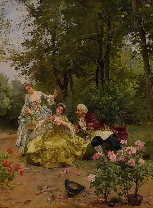 Кормление by Луи Мари Де Шривер, 1899 — digital art print download