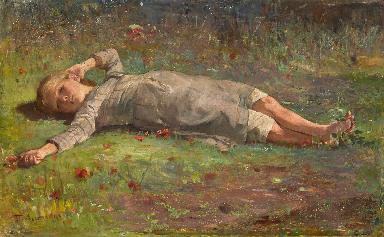 Сиеста by Полихроний Лембессис — digital art print download