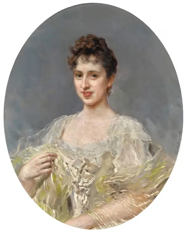 Клотильда, маркиза де Акраколлар by Раймундо де Мадразо и Гаррета, 1892 — digital art print download