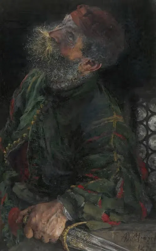 Кто там? by Адольф фон Менцель, 1876 — digital art print download