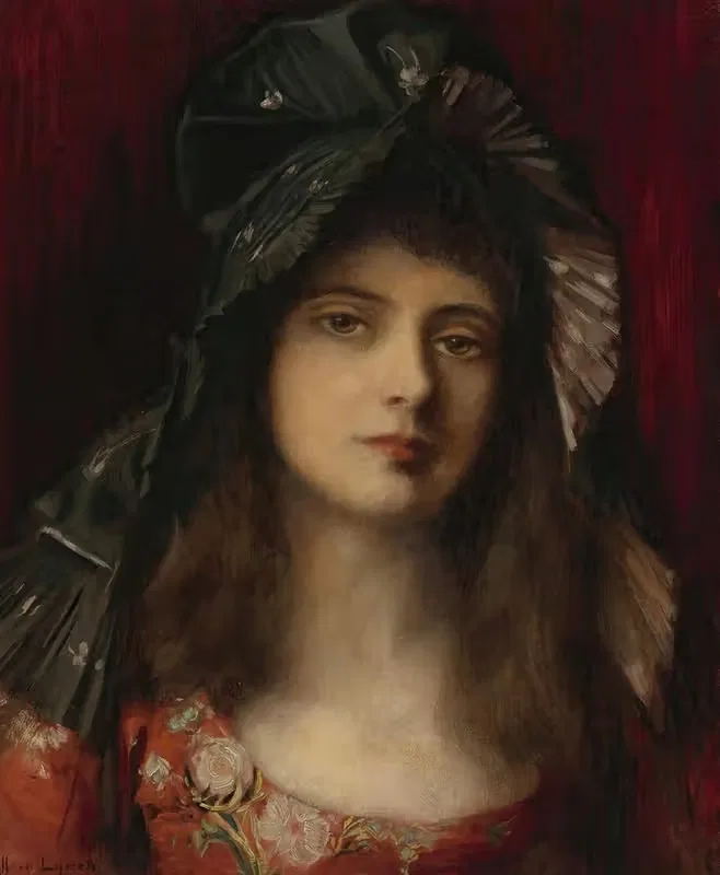 The green bonnet by Albert Lynch — digital art print download